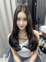 ユアーズヘア 神楽坂はなれ店(youres hair)&nbsp;髪質改善トリートメントで叶う美髪ストレート　艶髪　前髪