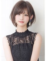 ルエ(rue)&nbsp;ナチュラルボブ×大人ショートボブ×前髪あり 20代30代40代50代