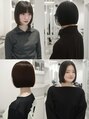 ノーヴァン デフォーム(NOVAN DEFORM) 広がらないコンパクトなボブ.ラインが綺麗なので保ちがいいです.