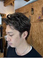 ノラ カマクラ(NORA kamakura)&nbsp;メンズホワイトメッシュハイライト
