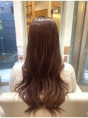 ツヤ感たっぷりピンクブラウン