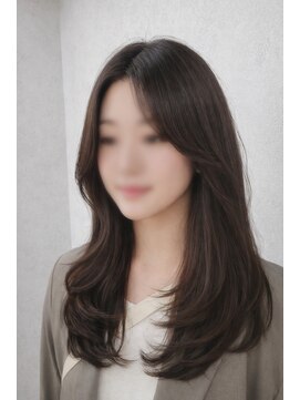 エイバヘア 新大久保(AVAHAIR) (韓国スタイル)ミディアムレイヤード