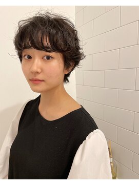 シアアルン 新小岩店(SHEER alun) ◆【大人可愛い】黒髪ショート×パーマ×オージュア【新小岩】