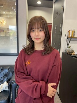 ヘアーネイル アーテ(Hair Nail ARTE) 【岡山/総社】ピンクブラウンカラー