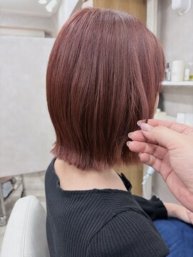 キラーナセンダイ(KiRANA SENDAI) 小顔ボブ×さくらピンクベージュ