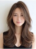 白髪ぼかし脱白髪染め似合わせレイヤーカット40代50代60代