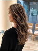 【桜木町】細めハイライト×大人ロングレイヤー