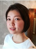 大人のショートボブ