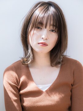 クラン(CLAN) シースルーバング×ひし形レイヤーボブ