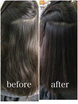 マイン ヘアー クリニック(main hair Clinic)&nbsp;お客様の縮毛矯正