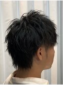 束感ショートウルフ