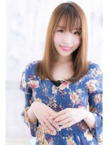 ミック ヘアアンドメイク アップ 駒込店(miq Hair&Make up) 甘め質感のモテ系♪クリアカラーラブセミディ