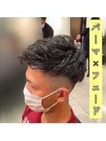 ネクサス 築地店 パーマ×フェード