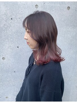デリコ(DELICO) グラデーションピンクミディー