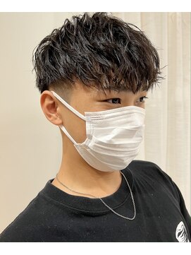 リコ ヘアアンドリラクゼーション 名駅店(LICO HAIR＆RELAXATION) 刈り上げとスパイラルパーマ　名古屋駅/名駅/メンズ