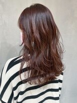 アイティー バイ アルバム 中野店(IT by ALBUM)&nbsp;ピンクブラウンレイヤー_外ハネボブセクションカラー_ba380311