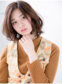グラマラスカールのゆるふわミディスタイルf小山20代30代40代