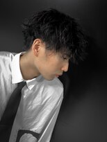 アウル 心斎橋(owl) ソフトツイストスパイラル×マッシュ×ショート×黒髪×短髪