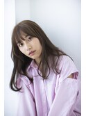 内巻きロング
