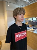 お手入れ簡単!ラフなナチュラルニュアンスパーマメンズカット