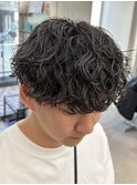 波巻きパーマツイストスパイラルパーマメンズパーマメンズ大名