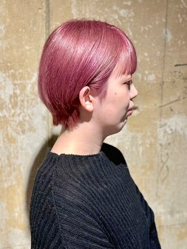 リブロ(liblo) ショートボブ × ピンク【liblo】