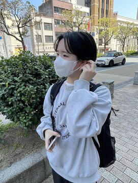 イナズマヘアー(INAZUMA HAIR) 暗髪×ショートスタイル