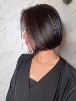 ヘアメイク ミチ 富田店(HAIRMAKE MICHI) 【MICHI 富田店　古作蓮】ミニボブ　丸みボブ　グレージュ