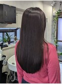 まるで10代に戻ったかのようなナチュラルなツヤ髪です