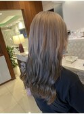 ミルクティー×ブラウンルーツカラー