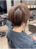 30代40代50代小顔似合わせカットくびレイヤーエモージュ大人可愛