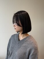 サラ ビューティー サイト 古賀店(SARA Beauty Sight) 大人可愛い/前下がりボブ/丸みボブ/小顔カット/20代30代