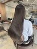 カット+透明感カラー+カシミヤケラチントリートメント　￥11500