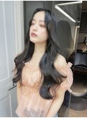 ワイドバングイメチェン美髪外ハネボブ+レイヤーカット韓国/池袋