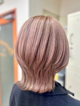 エターナルバイマティーナ(Eternal by MATINA) 【ミニウルフ×ピンクベージュ】 池袋美容室