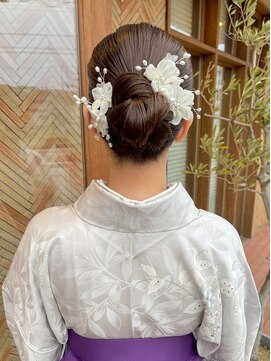 アリカ(alica) 大人綺麗うなじスッキリアップヘア！結婚式 二次会 花嫁 着物