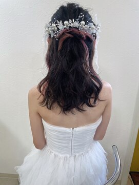ティック バイ エルパライソ(tic. by Elparaiso) 花嫁ヘアアレンジ/ヘアアレンジ/ハーフアップ