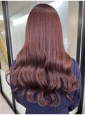 ブリーチなしダブルカラーピンク