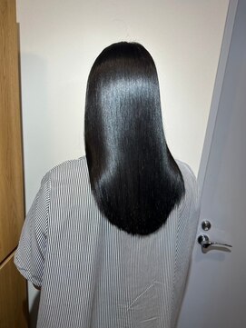 ノー バイ イオエ 西梅田(no. by ioe) ブリーチなしカラー/髪質改善/ミルクティーベージュ/小顔ヘア