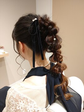 ランリ 名古屋名駅(ranri) ポニーテール編みおろし