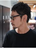 ベリーショートパーマメンズ