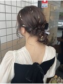 ゆるふわまとめ髪アレンジ