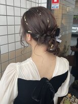 セカンド 鴨江店(2COND)&nbsp;ゆるふわまとめ髪アレンジ
