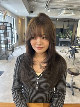 ナンバー(number+) 10代20代30代韓国ヘアレイヤーカット