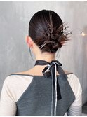 ミディアムくびれヘアおくれ毛顔周りレイヤー_ba509212