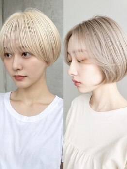 クオーレ (CUORE)の写真/【元町/三ノ宮】ハイトーンやブリーチもお任せ！あなたの髪質を見極めた施術で艶感あふれる透明感カラー♪