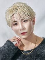 オーシャントーキョー 渋谷(OCEAN TOKYO)&nbsp;ブロンドカラー無造作センターパート