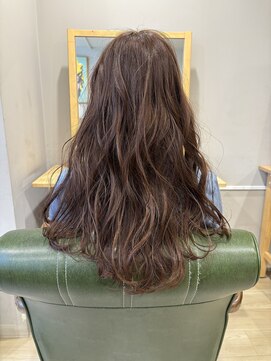 ヘアサロン ナノ(hair salon nano) ベージュ/ピンクベージュカラー/ワンカラー/ロング/巻き髪/