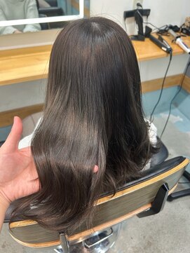 リフトバイマグ 松本駅前店(lift by mag) 20代30代40代ブリーチなしオリーブグレージュくびれミディ