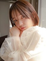 ディジョン(Dijon)&nbsp;韓国顔まわりレイヤーカットグレージュオリーブベージュブラウン